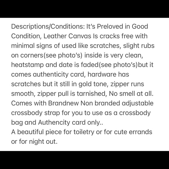 Lambskin Vanity Cosmetic Case Black #1 - Picture 16 of 16